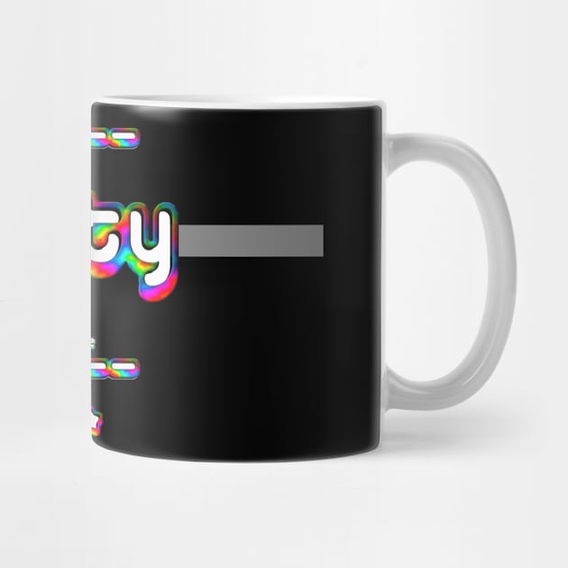 Party 1960 ColorGroove Retro-Rainbow-Tube nostalgia (wf) by Blackout Design